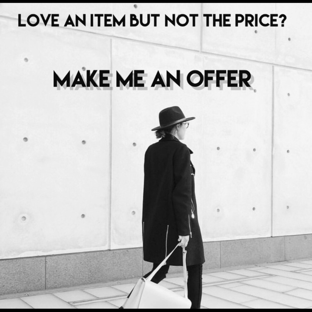 I’m always open to reasonable offers! 🥳🤗